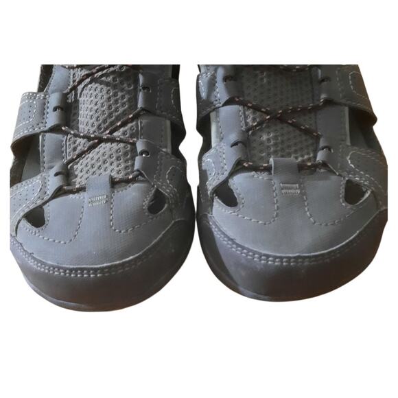 Teva Mens Shoc Pro Anatomic Footbed Adjustable Hook and Loop Water Shoe Size 7.5